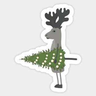 Getting ready for Christmas Sticker